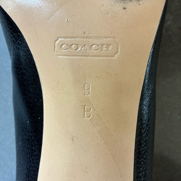 Coach Madeleine Vintage Leather Heels Womens Size 9B - Picture 7 of 15